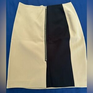 Ann Taylor NWOT classic skirt elegant color block . Length 23.5.” Waist 17”